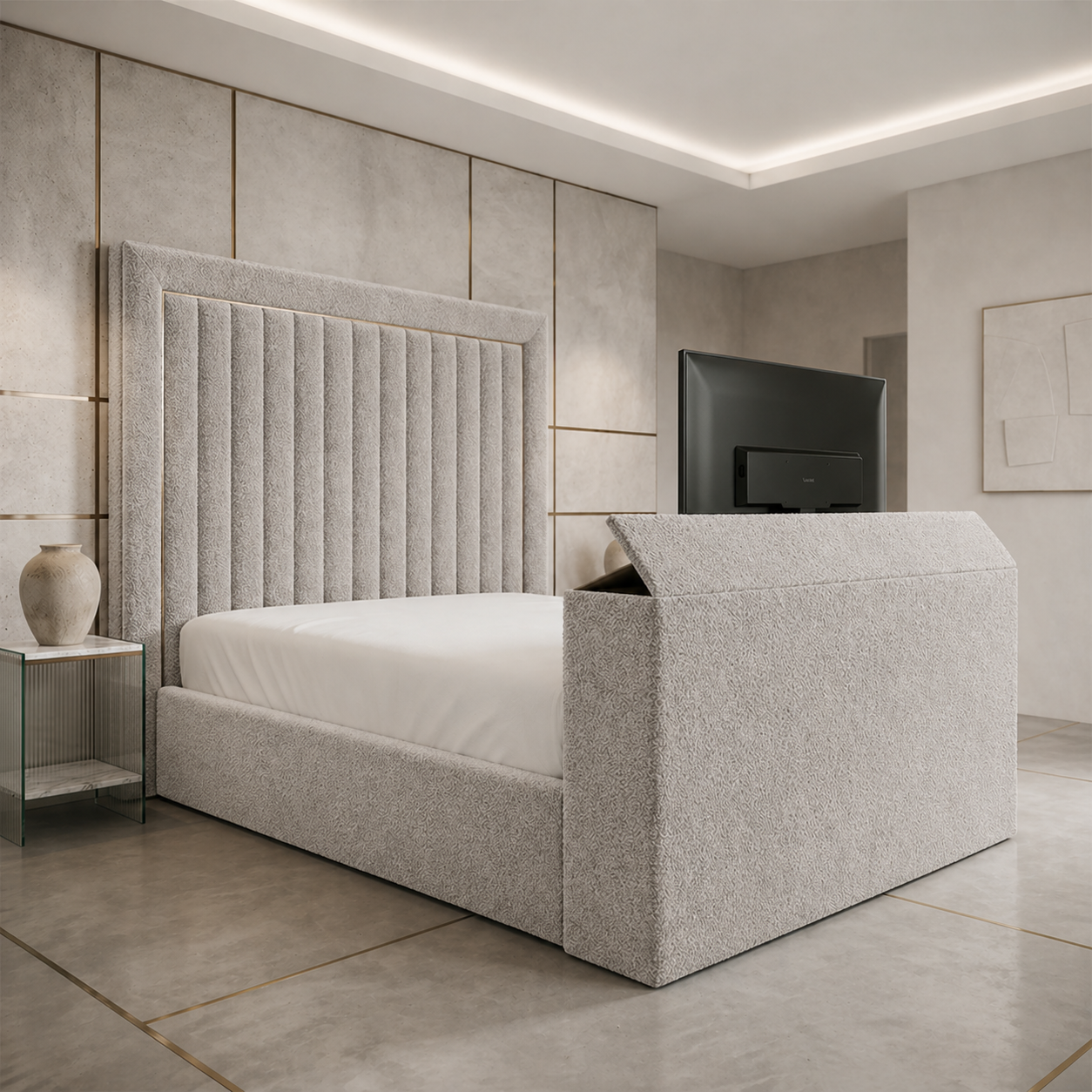 Panel Strip TV Bed