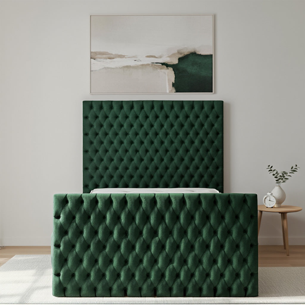Indigo Chesterfield Bed thumbnail 2