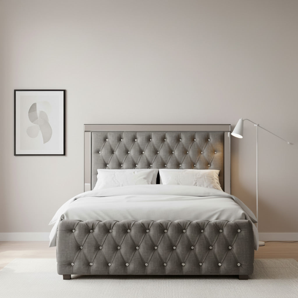 Bronzewood Chesterfield Bed