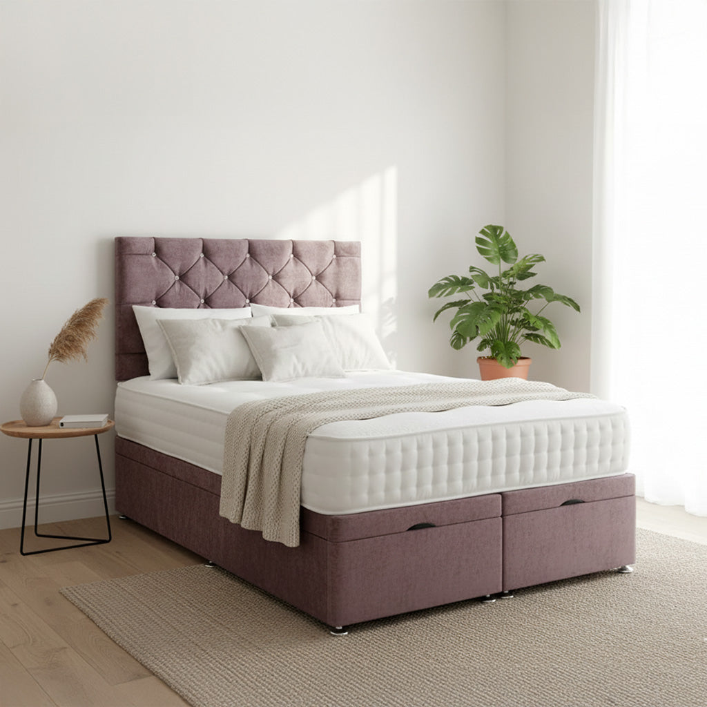 Ivory Chesterfield Bed